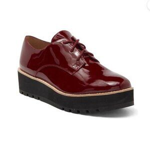 Eileen Fisher Eddy Patent Leather Platform Derby (Women) Size 5.5